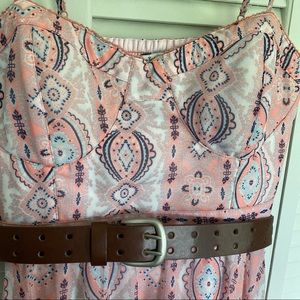 Brown Adjustable Belt NWOT